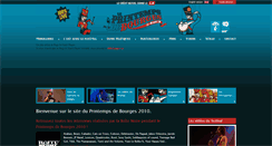 Desktop Screenshot of edition2010.printemps-bourges.com